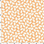 Oranje ondergrond met kleine varkentjes