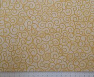 Lichte ondergrond met goud-geelkleurige swirl