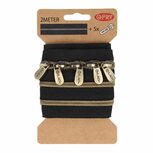 Opry metallic spiraalrits 2 meter Brons