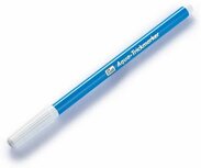 Prym marking pen wateroplosbaar blauw dikke punt