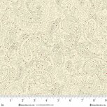 Henry Glass BUTTERCREAM &amp; BRICKLE BITS MEANDERING PAISLEY