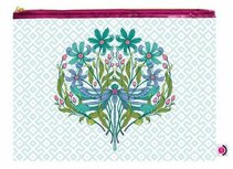 Dragon your feet medium zip bag, Tula Pink