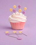 Bohin platte spelden met Cupcakes