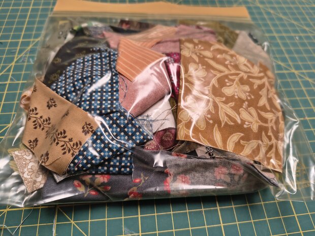 Scrapzakje met Klassieke quiltstoffen