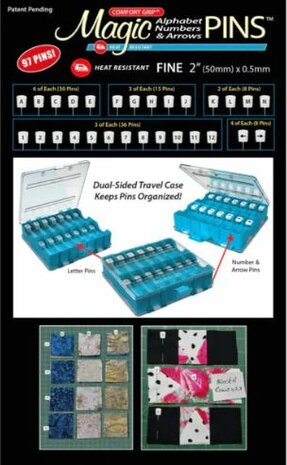 Magic Pins Alphabet spelden
