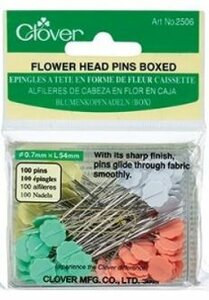 Clover 2506 Flower Head Pins (Boxed)