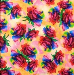 Rainbow Rose QT Fabrics