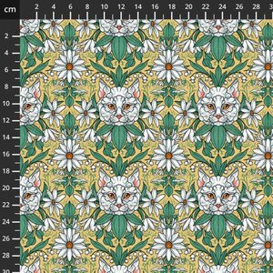 Rachel Hauer Garden Bed Cat Flower