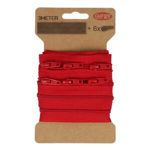 Opry spiraalrits 3 meter Rood 722