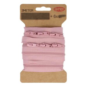 Opry spiraalrits 3 meter Oud Roze 769
