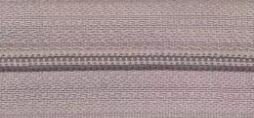 Spiraalrits nylon 1 meter lichtgrijs met 2 ritsschuivers maat 3