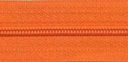 Spiraalrits nylon 3 meter oranje met 6 ritsschuivers maat 3