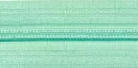 Spiraalrits nylon 1 meter mintgroen met 2 ritsschuivers maat 3