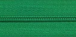Spiraalrits nylon 1 meter groen met 2 ritsschuivers maat 3