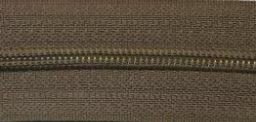 Spiraalrits nylon 5 meter legergroen met 10 ritsschuivers maat 3